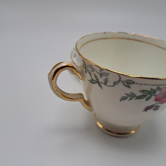 Delphine Wild Rose Teacup and Saucer - Picture 7 of 14